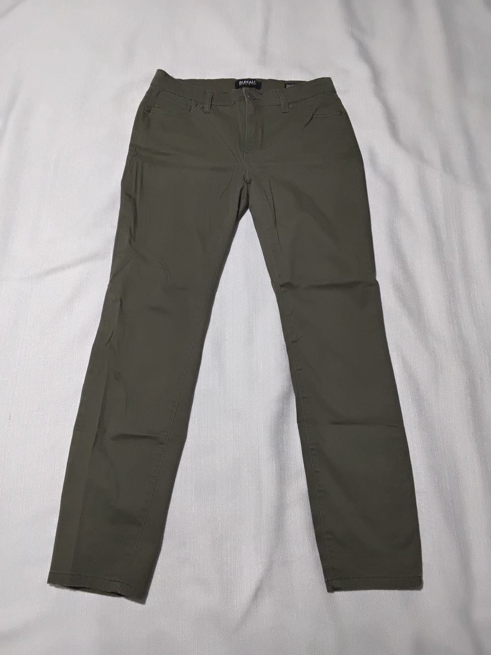 Buffalo David Bitton Olive Daily Mid Rise Stretch Skinny  Women’s Pants Sz 6.